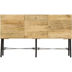 TRUE DEAL Buffet Bois De Manguier Massif 118 X 30 X 70 Cm 7 TRUE DEAL Buffet Bois De Manguier Massif 118 X 30 X 70 Cm -Buffet et enfilade Soldes 28677330 3