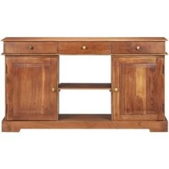 VidaXL Buffet 135x35x75 Cm Bois D'acacia Solide - Brun 7 VidaXL Buffet 135x35x75 Cm Bois D'acacia Solide - Brun -Buffet et enfilade Soldes 28838002 3