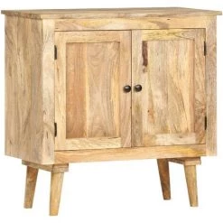ASUPERMALL Buffet 75 X 35 X 75 Cm Bois De Manguier Massif