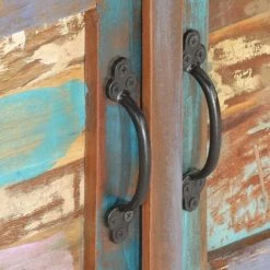 TRUE DEAL Buffet 70x35x65 Cm Bois De Récupération Massif -Buffet et enfilade Soldes 29369571 5