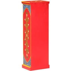 VidaXL Buffet Peint à La Main 40x30x120 Cm Bois De Manguier Solide - Multicolore 9 VidaXL Buffet Peint à La Main 40x30x120 Cm Bois De Manguier Solide - Multicolore -Buffet et enfilade Soldes 29453137 5