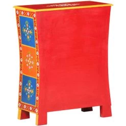 VidaXL Buffet Peint à La Main 60x30x75 Cm Bois De Manguier Massif - Multicolore 9 VidaXL Buffet Peint à La Main 60x30x75 Cm Bois De Manguier Massif - Multicolore -Buffet et enfilade Soldes 29453143 5