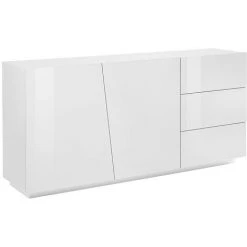 AHD AMAZING HOME DESIGN Commode Design Moderne 2 Portes 3 Tiroirs Coulissants 180cm Vega Living L 7 AHD AMAZING HOME DESIGN Commode Design Moderne 2 Portes 3 Tiroirs Coulissants 180cm Vega Living L -Buffet et enfilade Soldes 29644390 3