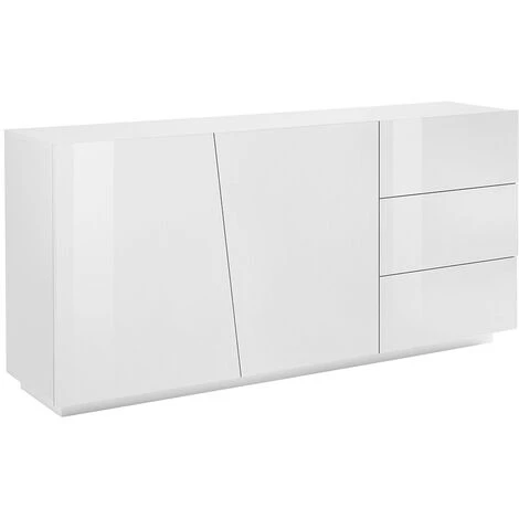 AHD AMAZING HOME DESIGN Commode Design Moderne 2 Portes 3 Tiroirs Coulissants 180cm Vega Living L 3 AHD AMAZING HOME DESIGN Commode Design Moderne 2 Portes 3 Tiroirs Coulissants 180cm Vega Living L – Image 3