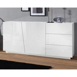 AHD AMAZING HOME DESIGN Commode Design Moderne 2 Portes 3 Tiroirs Coulissants 180cm Vega Living L 9 AHD AMAZING HOME DESIGN Commode Design Moderne 2 Portes 3 Tiroirs Coulissants 180cm Vega Living L -Buffet et enfilade Soldes 29644390 5