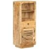 ASUPERMALL Buffet 45x32x110 Cm Bois De Manguier Brut