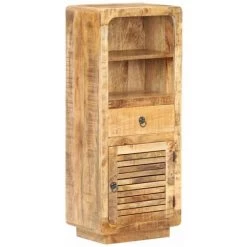ASUPERMALL Buffet 45x32x110 Cm Bois De Manguier Brut