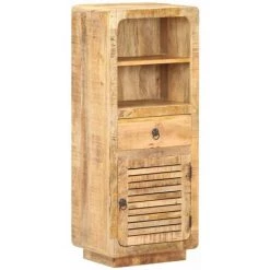 ASUPERMALL Buffet 45x32x110 Cm Bois De Manguier Brut -Buffet et enfilade Soldes 30048695 4
