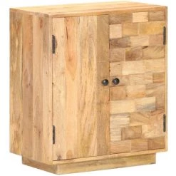ASUPERMALL Buffet 60x35x70 Cm Bois De Manguier Massif -Buffet et enfilade Soldes 30048705 3