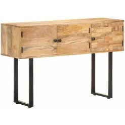 ASUPERMALL Buffet 116x35x75 Cm Bois De Manguier Massif -Buffet et enfilade Soldes 30048708 3