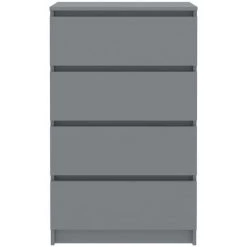 ASUPERMALL Buffet Gris 60x35x98,5 Cm Agglomere 8 ASUPERMALL Buffet Gris 60x35x98,5 Cm Agglomere -Buffet et enfilade Soldes 30049240 4