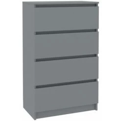 ASUPERMALL Buffet Gris 60x35x98,5 Cm Agglomere 9 ASUPERMALL Buffet Gris 60x35x98,5 Cm Agglomere -Buffet et enfilade Soldes 30049240 5