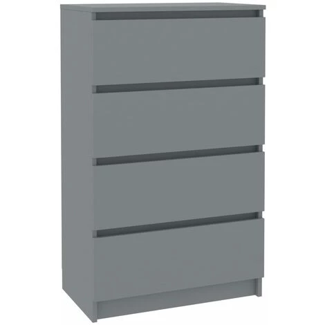 ASUPERMALL Buffet Gris 60x35x98,5 Cm Agglomere 5 ASUPERMALL Buffet Gris 60x35x98,5 Cm Agglomere – Image 5
