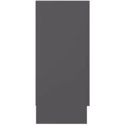 ASUPERMALL Armoire A Vitrine Gris 120x30,5x70 Cm Agglomere -Buffet et enfilade Soldes 30049536 5