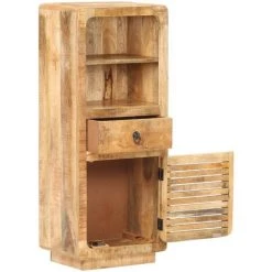 YOUTHUP Buffet 45x32x110 Cm Bois De Manguier Brut - Brun 6 YOUTHUP Buffet 45x32x110 Cm Bois De Manguier Brut - Brun -Buffet et enfilade Soldes 30074038 2