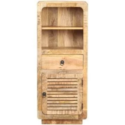 YOUTHUP Buffet 45x32x110 Cm Bois De Manguier Brut - Brun 7 YOUTHUP Buffet 45x32x110 Cm Bois De Manguier Brut - Brun -Buffet et enfilade Soldes 30074038 3