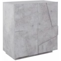 AHD AMAZING HOME DESIGN Buffet Moderne Desin 2 Portes 2 étagères Design Moderne Ping Side S Concrete 7 AHD AMAZING HOME DESIGN Buffet Moderne Desin 2 Portes 2 étagères Design Moderne Ping Side S Concrete -Buffet et enfilade Soldes 30100962 3