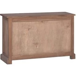 TRUE DEAL Buffet 90x30x58 Cm Bois De Teck Massif -Buffet et enfilade Soldes 30362028 5