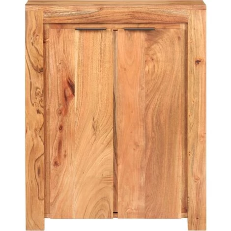 TRUE DEAL Buffet 59x33x75 Cm Bois D'acacia Massif 2 TRUE DEAL Buffet 59x33x75 Cm Bois D'acacia Massif – Image 2