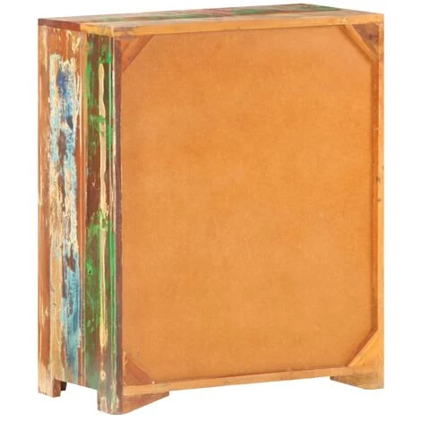 TRUE DEAL Buffet 59x33x75 Cm Bois De Récupération Solide 3 TRUE DEAL Buffet 59x33x75 Cm Bois De Récupération Solide – Image 3