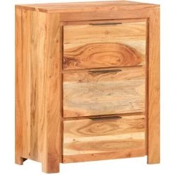 TRUE DEAL Buffet 59x33x75 Cm Bois D'acacia Massif
