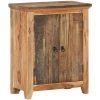 TRUE DEAL Buffet 60x33x75 Cm Bois D'acacia Solide Et Bois De Récupération