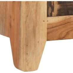 TRUE DEAL Buffet 60x33x75 Cm Bois D'acacia Solide Et Bois De Récupération -Buffet et enfilade Soldes 30364083 5