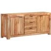 TRUE DEAL Buffet 175x40x75 Cm Bois D'acacia Massif