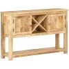 TRUE DEAL Buffet 120x30x76 Cm Bois De Manguier Brut