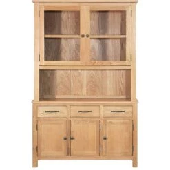 ASUPERMALL Huche De Pupitre 110x33,5x105 Cm Bois De Chene Massif -Buffet et enfilade Soldes 30581515 3