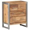 VidaXL Buffet 60x35x70 Cm Bois De Manguier Brut - Brun
