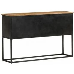 VidaXL Buffet 120x30x75 Cm Bois D'acacia Solide - Brun 8 VidaXL Buffet 120x30x75 Cm Bois D'acacia Solide - Brun -Buffet et enfilade Soldes 30929033 4