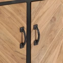 VidaXL Buffet 120x30x75 Cm Bois D'acacia Solide - Brun 9 VidaXL Buffet 120x30x75 Cm Bois D'acacia Solide - Brun -Buffet et enfilade Soldes 30929033 5