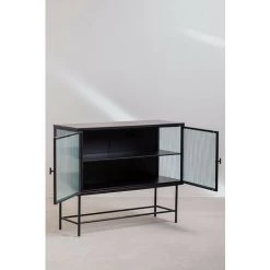 Buffet En Métal Et Verre Vertal SKLUM Acier - Noir 8 Buffet En Métal Et Verre Vertal SKLUM Acier - Noir -Buffet et enfilade Soldes 32040777 4