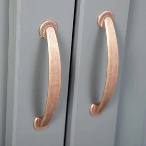 ALTOBUY MELINA - Buffet 2 Portes 2 Tiroirs Coloris Gris - Gris 5 ALTOBUY MELINA - Buffet 2 Portes 2 Tiroirs Coloris Gris - Gris – Image 5