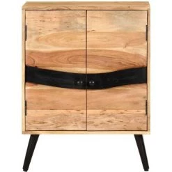 VidaXL Buffet 57x34x75 Cm Bois D'acacia Massif - Brun -Buffet et enfilade Soldes 32699702 2