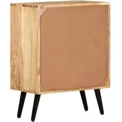 VidaXL Buffet 57x34x75 Cm Bois D'acacia Massif - Brun -Buffet et enfilade Soldes 32699702 3