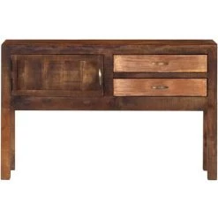 YOUTHUP Buffet 118x30x75 Cm Bois De Manguier Massif - Brun 6 YOUTHUP Buffet 118x30x75 Cm Bois De Manguier Massif - Brun -Buffet et enfilade Soldes 33256205 2