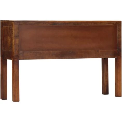 YOUTHUP Buffet 118x30x75 Cm Bois De Manguier Massif - Brun 4 YOUTHUP Buffet 118x30x75 Cm Bois De Manguier Massif - Brun – Image 4