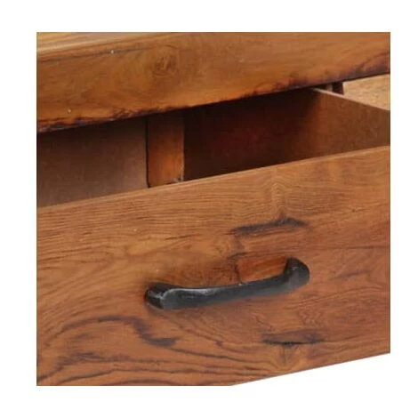 ASUPERMALL Buffet 118x30x200 Cm Bois De Recuperation Massif 4 ASUPERMALL Buffet 118x30x200 Cm Bois De Recuperation Massif – Image 4