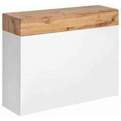 Paris Prix - Buffet 2 Portes & 1 Tiroir "easy" 100cm Naturel