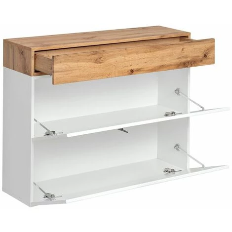 Paris Prix - Buffet 2 Portes & 1 Tiroir "easy" 100cm Naturel 2 Paris Prix - Buffet 2 Portes & 1 Tiroir "easy" 100cm Naturel – Image 2