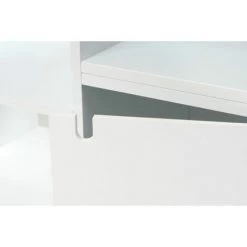 Paris Prix - Buffet Design "valérie" 100cm Blanc 5 Paris Prix - Buffet Design "valérie" 100cm Blanc -Buffet et enfilade Soldes 33669564 3