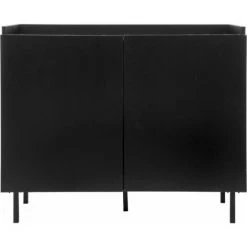 ATMOSPHERA, CRŽATEUR D'INTŽRIEUR Buffet Design 2 Portes "Mapu" 100cm Noir -Buffet et enfilade Soldes 33672669 4