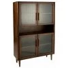 Paris Prix - Buffet 4 Portes En Bois "vince" 160cm Marron