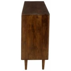 Paris Prix - Buffet 3 Portes En Bois "vince" 150cm Marron -Buffet et enfilade Soldes 33707998 3