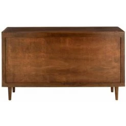 Paris Prix - Buffet 3 Portes En Bois "vince" 150cm Marron -Buffet et enfilade Soldes 33707998 4