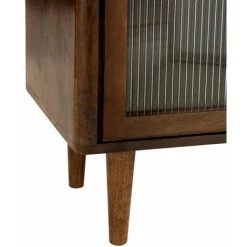 Paris Prix - Buffet 3 Portes En Bois "vince" 150cm Marron -Buffet et enfilade Soldes 33707998 5