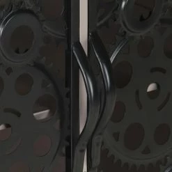 ASUPERMALL Buffet 60x35x75 Cm Bois De Manguier Brut Et Fer -Buffet et enfilade Soldes 33854758 3