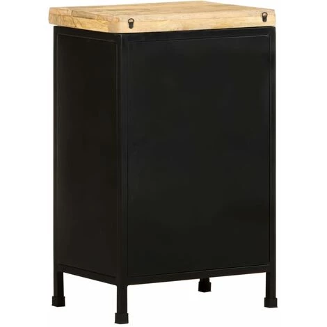 Buffet 47x35x76 Cm Bois De Manguier Brut VidaXL 5 Buffet 47x35x76 Cm Bois De Manguier Brut VidaXL – Image 5